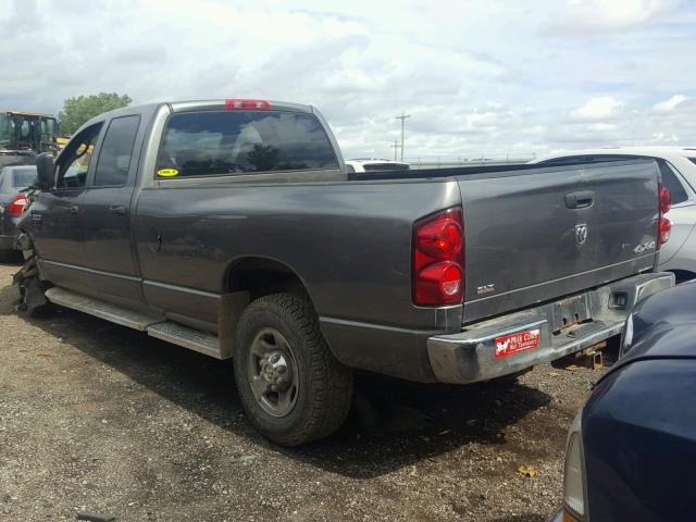 3D7KS28A77G851655 - 2007 DODGE RAM 2500 S GRAY photo 3