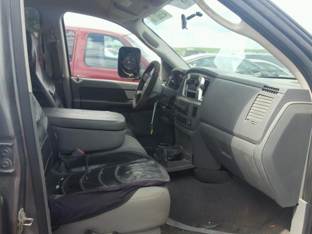 3D7KS28A77G851655 - 2007 DODGE RAM 2500 S GRAY photo 5