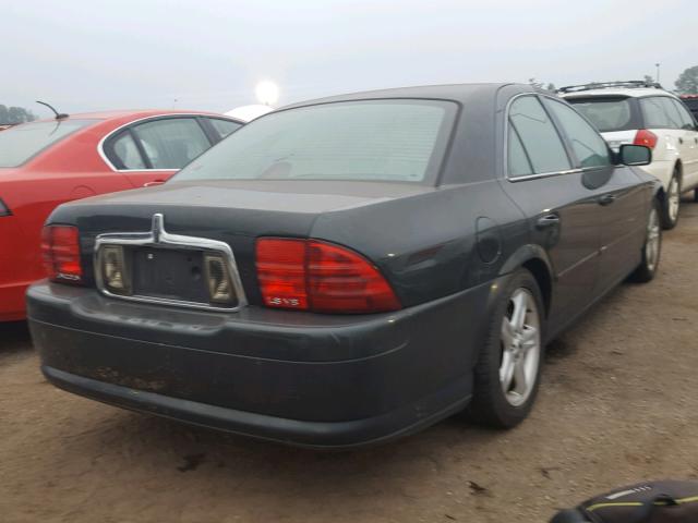 1LNHM87A12Y635281 - 2002 LINCOLN LS BLACK photo 4