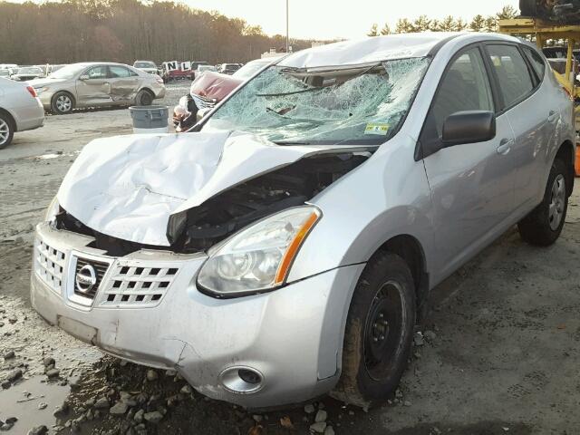 JN8AS58T78W020527 - 2008 NISSAN ROGUE S SILVER photo 2