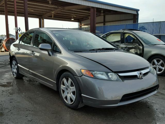 1HGFA16547L047770 - 2007 HONDA CIVIC LX BROWN photo 1