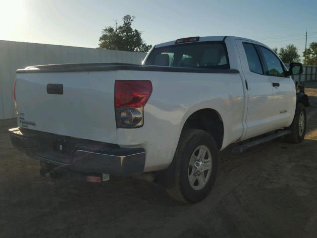 5TFRV54148X063050 - 2008 TOYOTA TUNDRA DOU WHITE photo 4