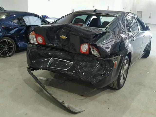 1G1ZC5EUXCF119806 - 2012 CHEVROLET MALIBU 1LT BLACK photo 4