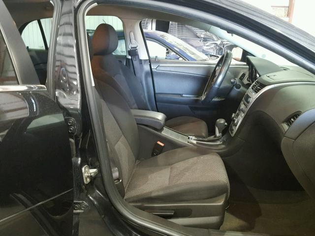 1G1ZC5EUXCF119806 - 2012 CHEVROLET MALIBU 1LT BLACK photo 5