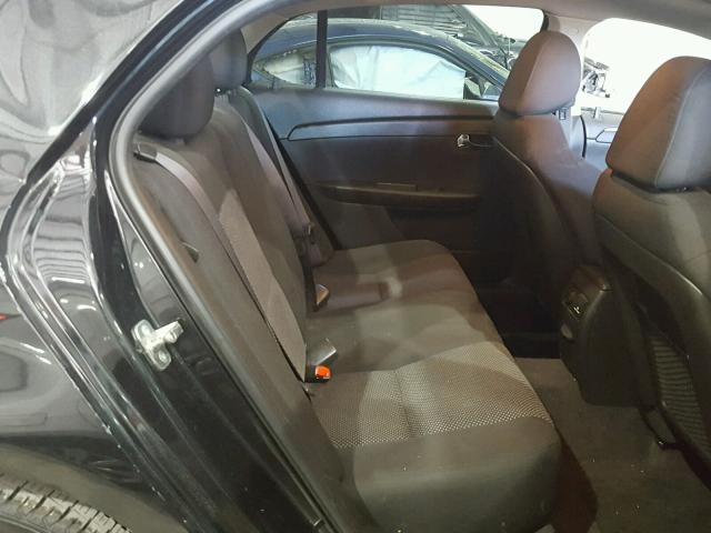 1G1ZC5EUXCF119806 - 2012 CHEVROLET MALIBU 1LT BLACK photo 6