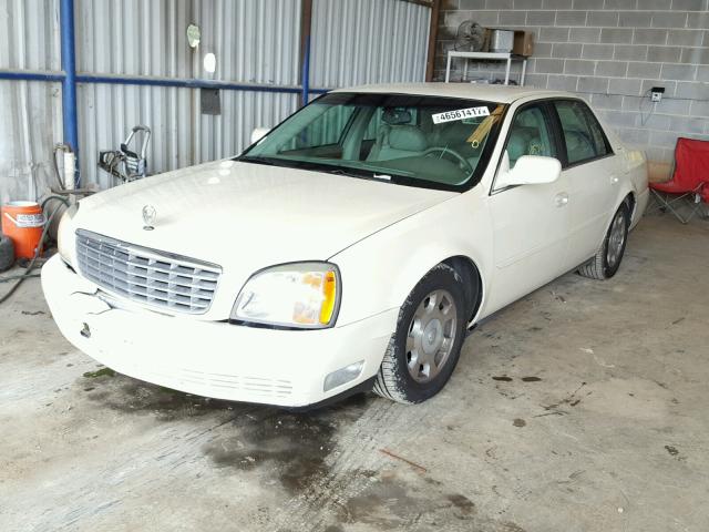 1G6KD54Y42U191057 - 2002 CADILLAC DEVILLE WHITE photo 2