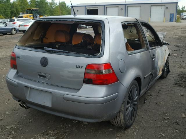 9BWDE61J354033383 - 2005 VOLKSWAGEN GTI GRAY photo 4