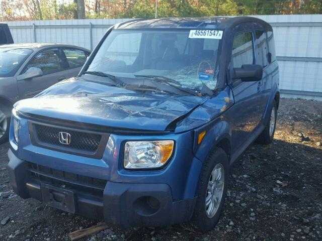 5J6YH28766L014611 - 2006 HONDA ELEMENT EX BLUE photo 2