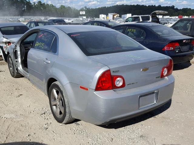 1G1ZC5EU3BF332207 - 2011 CHEVROLET MALIBU 1LT GRAY photo 3