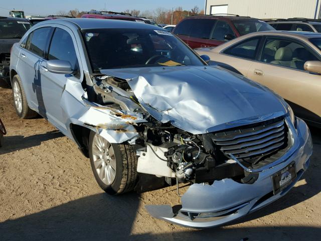 1C3CCBAB1DN691472 - 2013 CHRYSLER 200 LX BLUE photo 1