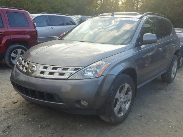 JN8AZ08WX5W425561 - 2005 NISSAN MURANO SL GRAY photo 2