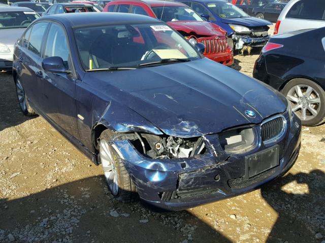 WBAPK7C52BA820860 - 2011 BMW 328 XI BLUE photo 1