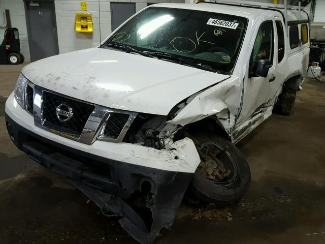 1N6BD0CT2FN756974 - 2015 NISSAN FRONTIER S WHITE photo 2