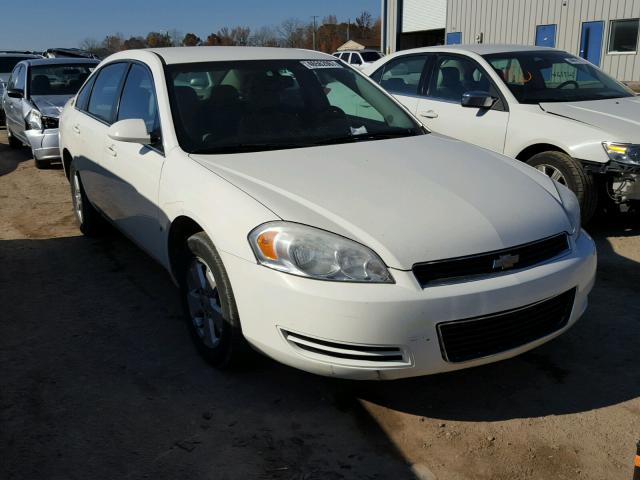 2G1WT58K489139188 - 2008 CHEVROLET IMPALA LT WHITE photo 1