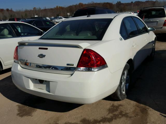 2G1WT58K489139188 - 2008 CHEVROLET IMPALA LT WHITE photo 4