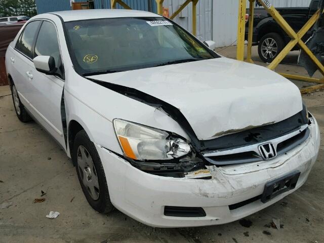 1HGCM56467A052781 - 2007 HONDA ACCORD WHITE photo 1