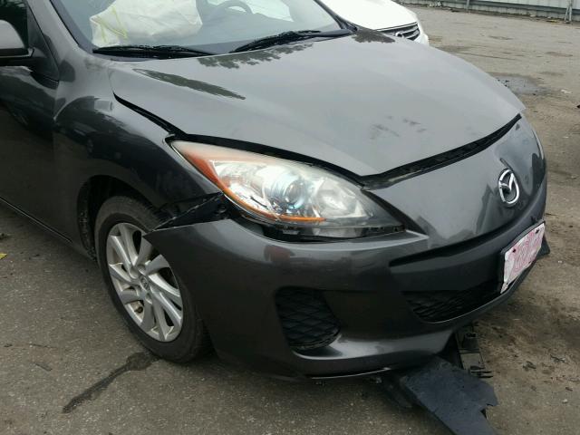 JM1BL1V77C1596878 - 2012 MAZDA 3 I GRAY photo 9