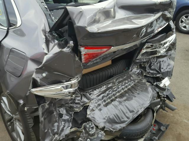 4T4BF1FK4GR579830 - 2016 TOYOTA CAMRY LE ნაცრისფერი ფოტო 9