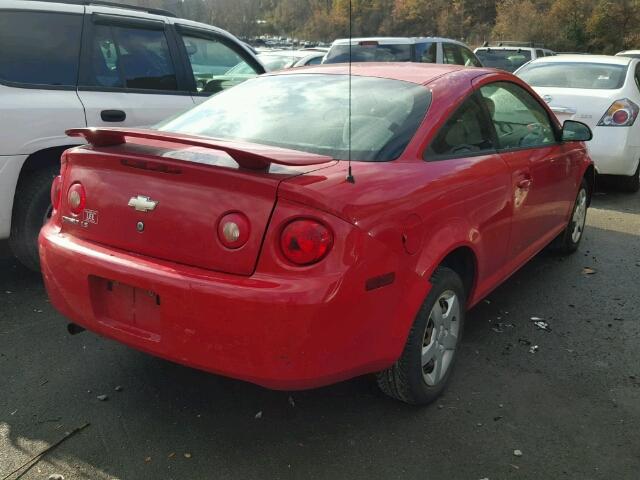 1G1AK15FX67681116 - 2006 CHEVROLET COBALT LS RED photo 4