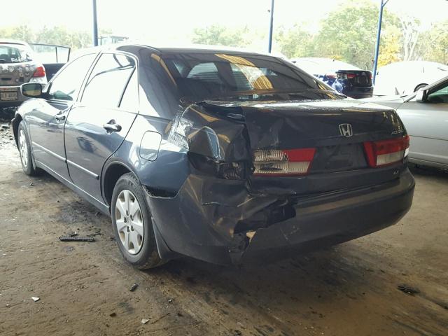 1HGCM563X3A133851 - 2003 HONDA ACCORD LX GRAY photo 3