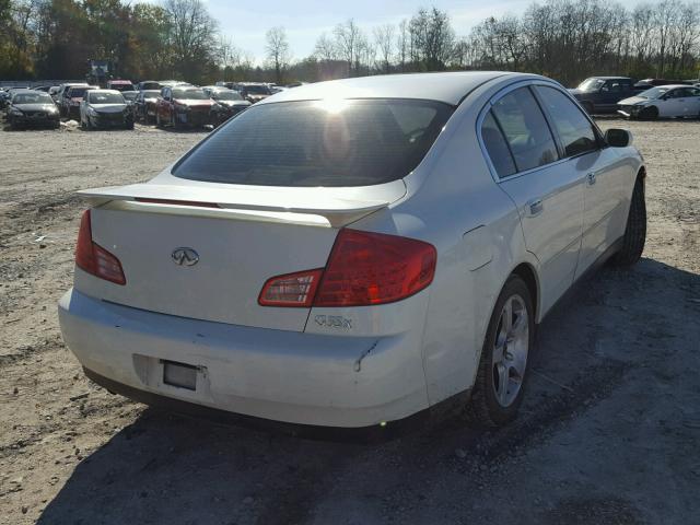 JNKCV51E93M302131 - 2003 INFINITI G35 WHITE photo 4