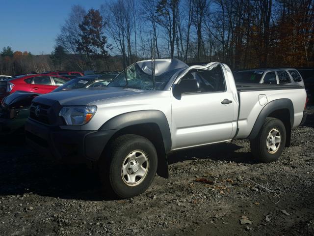 5TFPX4EN4DX014857 - 2013 TOYOTA TACOMA SILVER photo 2