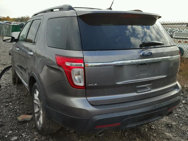 1FMHK7D84BGA90068 - 2011 FORD EXPLORER X GRAY photo 3