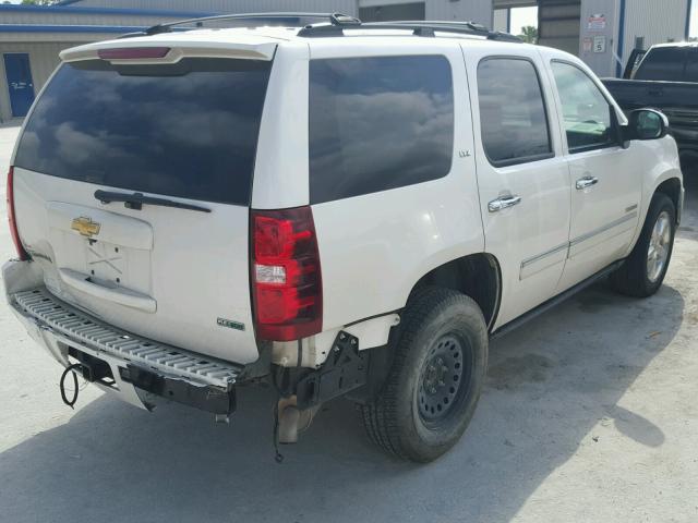 1GNSKCE09BR244930 - 2011 CHEVROLET TAHOE K150 WHITE photo 4