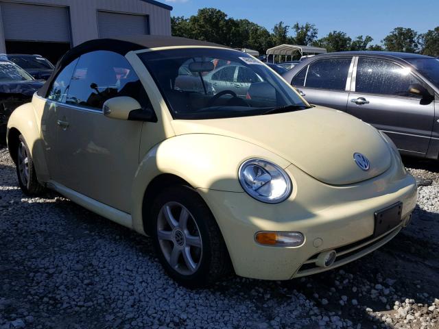 3VWCD31Y65M306063 - 2005 VOLKSWAGEN NEW BEETLE 黄色 照片 1