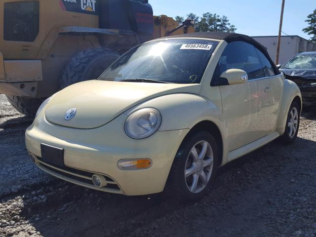 3VWCD31Y65M306063 - 2005 VOLKSWAGEN NEW BEETLE 黄色 照片 2