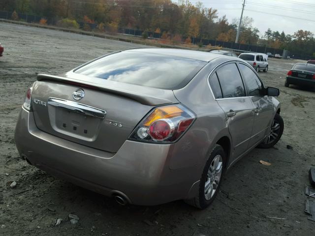 1N4AL2AP4CN536529 - 2012 NISSAN ALTIMA BAS GOLD photo 4