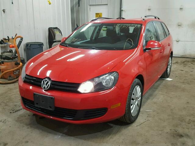 3VWPZ7AJ7BM700633 - 2011 VOLKSWAGEN JETTA S RED photo 2