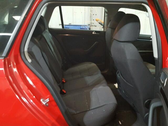 3VWPZ7AJ7BM700633 - 2011 VOLKSWAGEN JETTA S Qırmızı foto 6