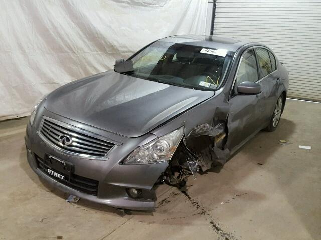 JN1CV6AR7DM759552 - 2013 INFINITI G37 GRAY photo 2