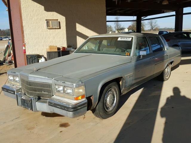 1G6AD6980D9214334 - 1983 CADILLAC DEVILLE GRAY photo 2