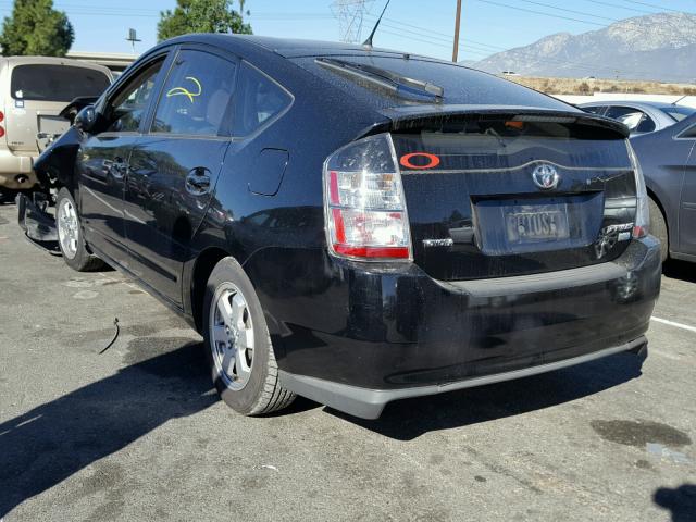 JTDKB20U253047604 - 2005 TOYOTA PRIUS BLACK photo 3