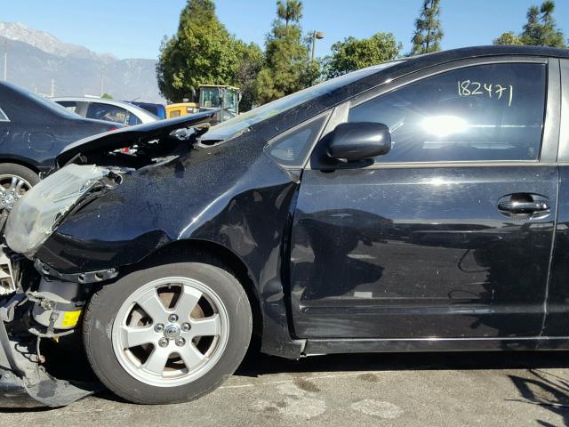 JTDKB20U253047604 - 2005 TOYOTA PRIUS BLACK photo 9