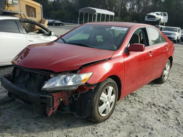 4T1BE46KX8U211412 - 2008 TOYOTA CAMRY RED photo 2