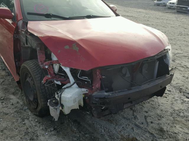 4T1BE46KX8U211412 - 2008 TOYOTA CAMRY RED photo 9