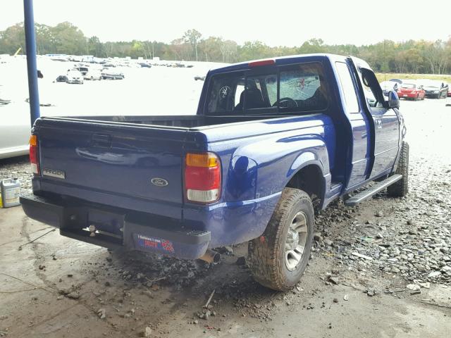 1FTYR44U56PA62281 - 2006 FORD RANGER SUP BLUE photo 4