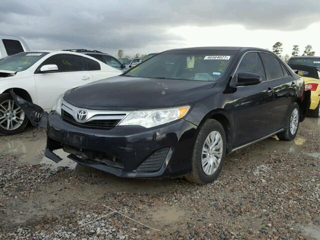 4T4BF1FK6ER357450 - 2014 TOYOTA CAMRY L BLACK photo 2