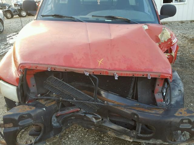 1B7HC16YX1S796856 - 2001 DODGE RAM 1500 RED photo 7