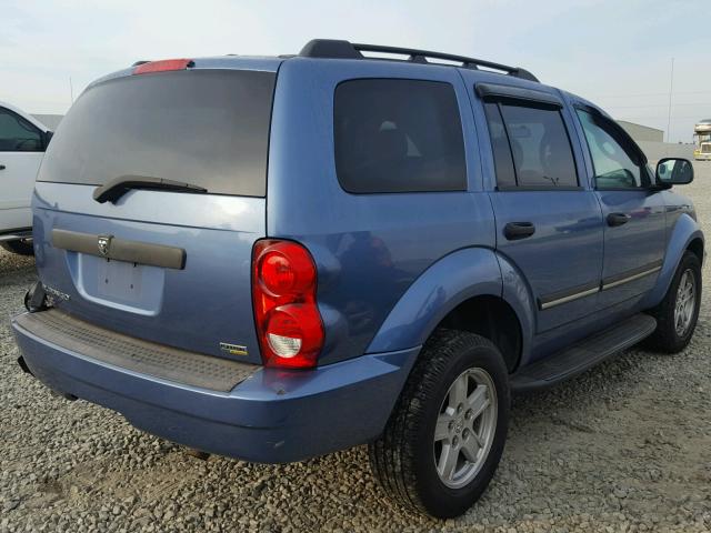 1D8HD48P17F561011 - 2007 DODGE DURANGO SL BLUE photo 4