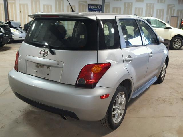 JTKKT624440060588 - 2004 TOYOTA SCION XA ვერცხლისფერი ფოტო 4