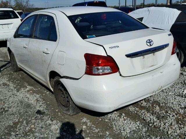 JTDBT903771121305 - 2007 TOYOTA YARIS WHITE photo 3