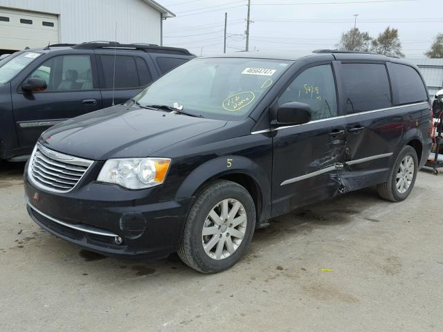 2C4RC1BG5ER443997 - 2014 CHRYSLER TOWN & COU BLACK photo 2