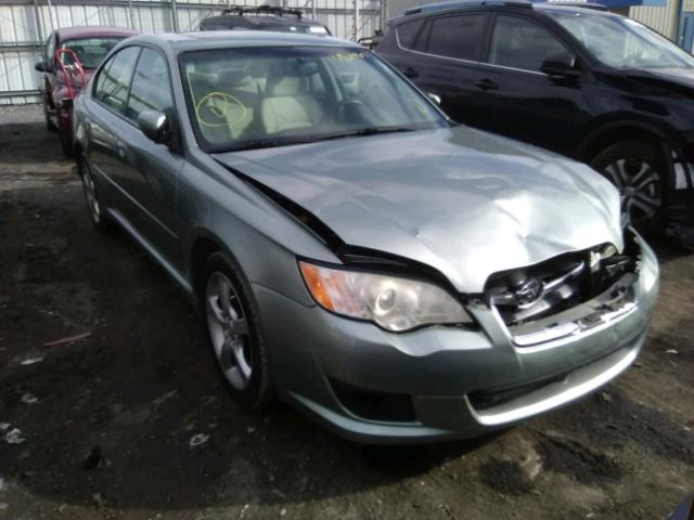 4S3BL616797216101 - 2009 SUBARU LEGACY 2.5 GREEN photo 1