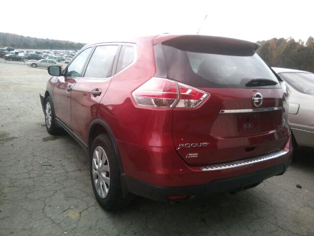 5N1AT2MT4GC829640 - 2016 NISSAN ROGUE S RED photo 3