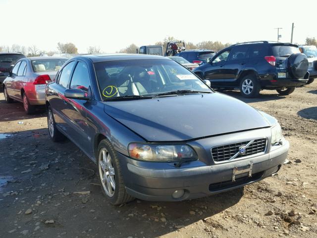 YV1RH59H642419237 - 2004 VOLVO S60 2.5T BLUE photo 1