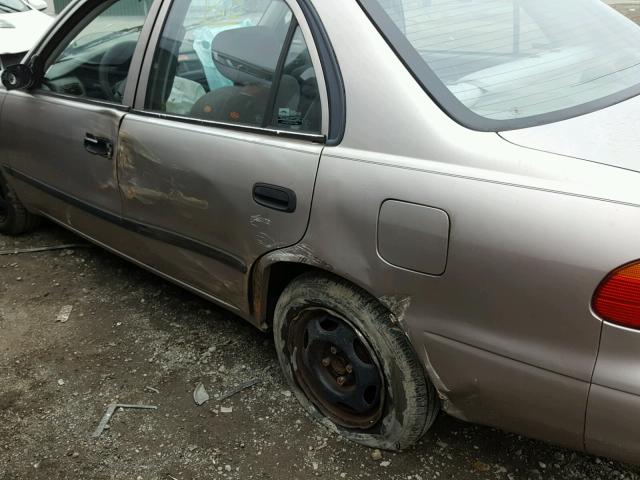 1Y1SK5289WZ414154 - 1998 CHEVROLET GEO PRIZM BEIGE photo 10